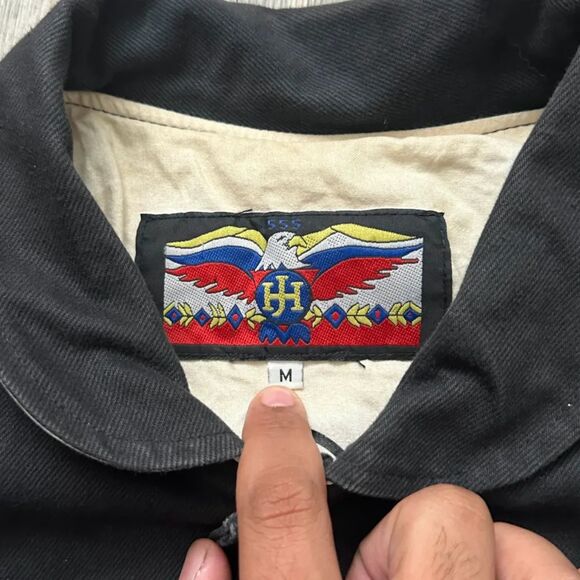 Vintage Jeff Hamilton NCAA Miami Hurricanes Orange Bowl Leather Jacket Size M - Picture 8 of 16